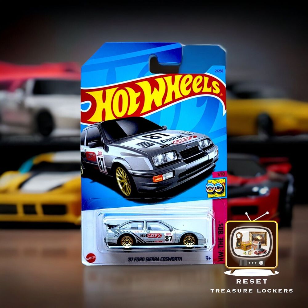 Hot Wheels 2023 Mainline '87 FORD SIERRA COSWORTH Silver 2/250 collectibles